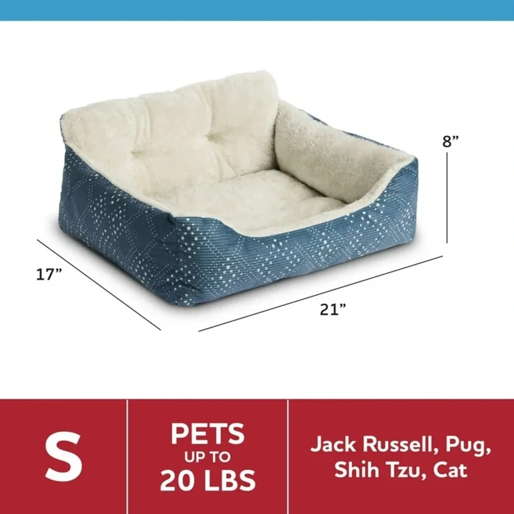 Vibrant Life Lounger Small Blue 21